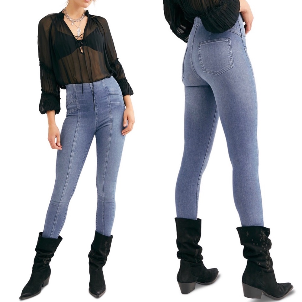 NWT Free People Feel Alright Skinny Jeans